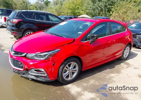 2018 Chevrolet Cruze Lt Auto из США, поврежденный, VIN 3G1BE6SM9JS652308